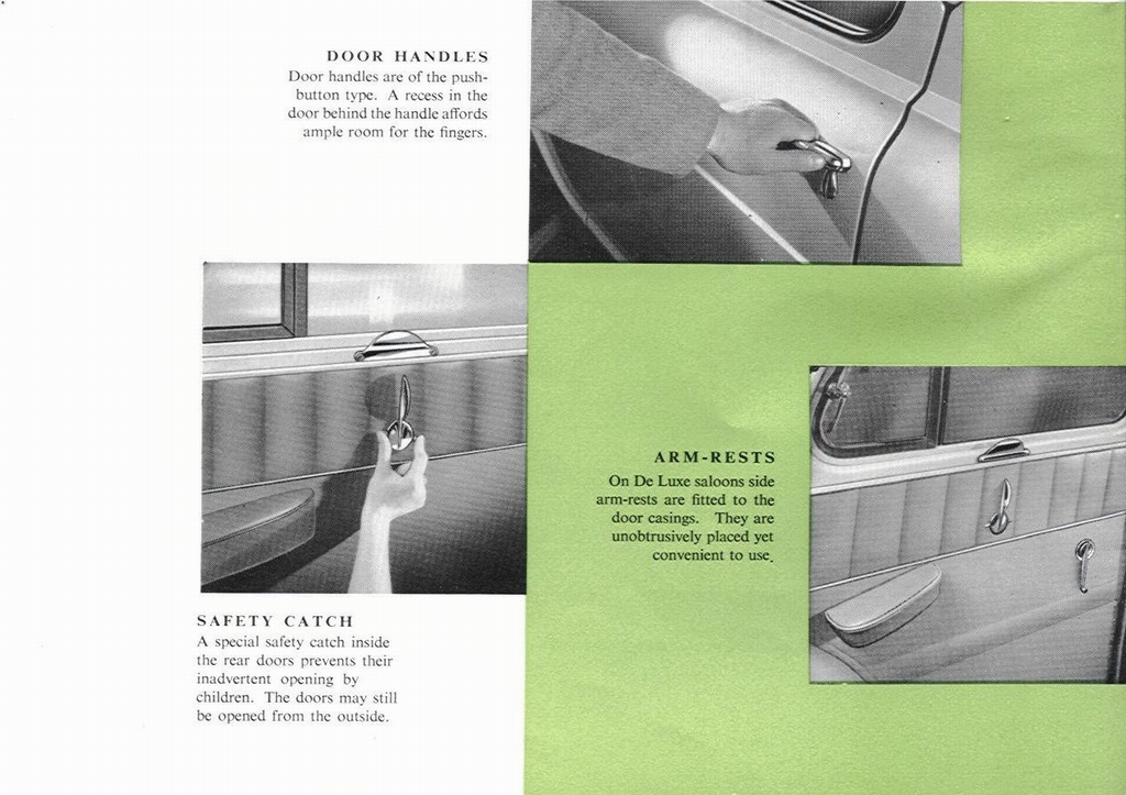 1954 Austin A40 And A50 Cambridge Brochure Page 1